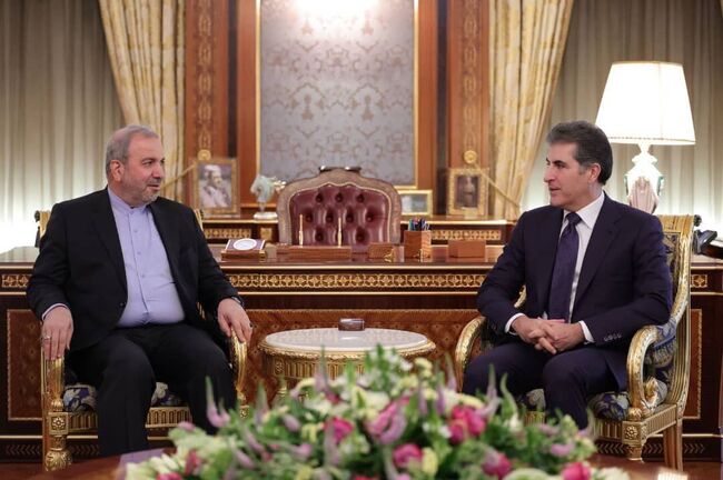 ИРНА: Президентът на иракския район Кюрдистан и иранският посланик в страната обсъдиха разширяване на двустранните връзки