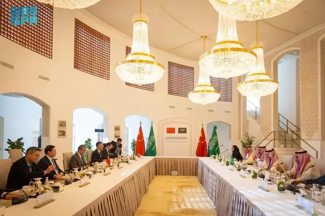 СПА: Петото заседание на политическия съвет в рамките на съвместния висш комитет между Саудитска Арабия и Китай се проведе в Рияд