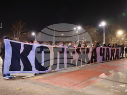 Пловдив - футболни фенове - протест срещу забавянето на строителството на стадион “Христо Ботев”
