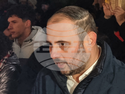 Северна Македония - Скопие - елха - празнични светлини - Орце Георгиевски