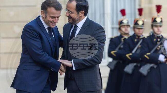 КНА: Кипърският президент определи днешният ден като исторически, след като подписва споразумение за стратегическо партньорство с Макрон