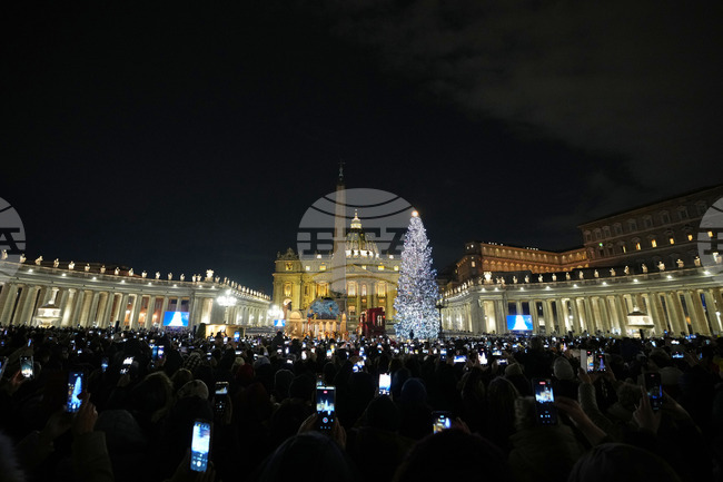 APTOPIX Vatican Christmas