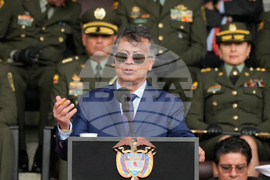 Colombia Police Ceremony