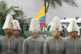 Colombia Police Ceremony