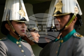 Colombia Police Ceremony