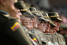 Colombia Police Ceremony