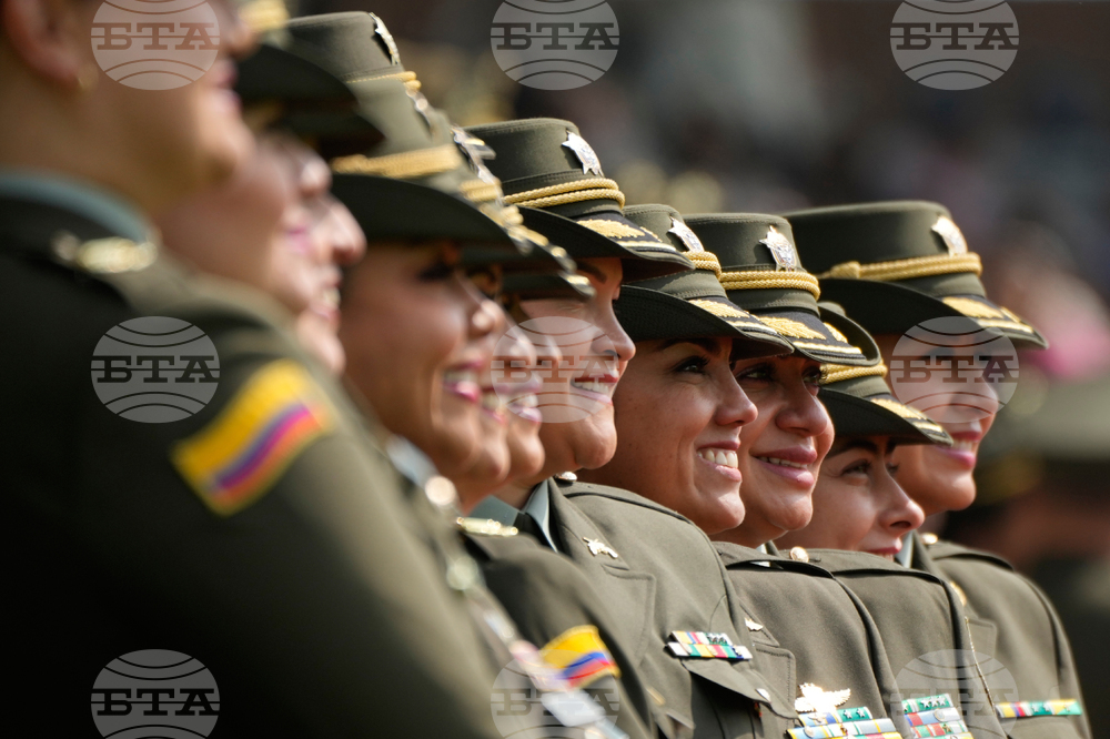 Colombia Police Ceremony