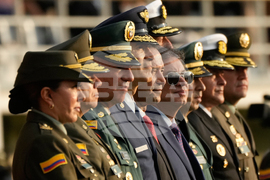 Colombia Police Ceremony