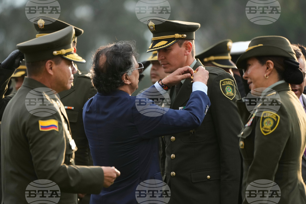 Colombia Police Ceremony