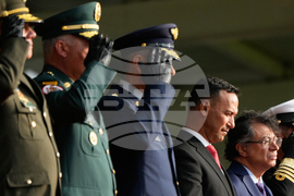 Colombia Police Ceremony
