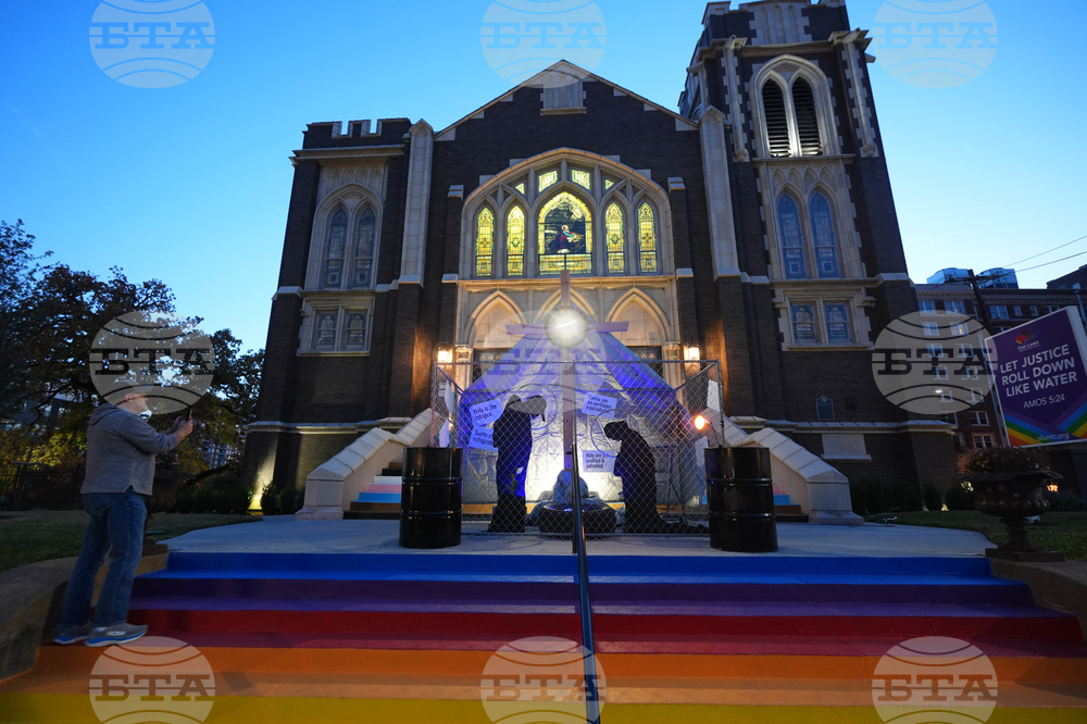 Holiday Lights ICE Nativity