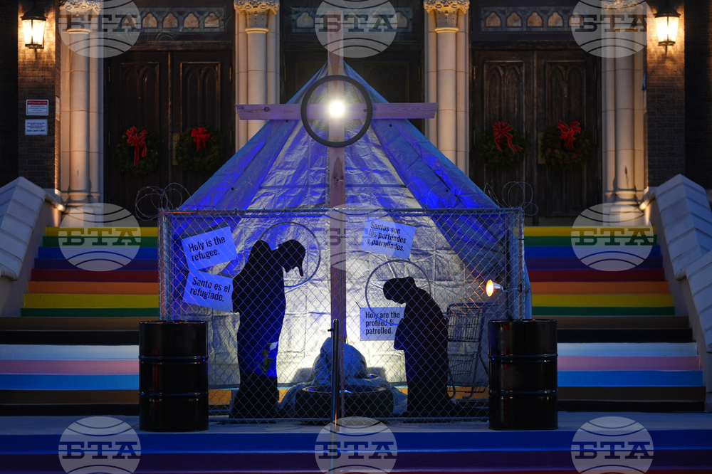 Holiday Lights ICE Nativity