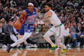 Pistons Celtics Basketball