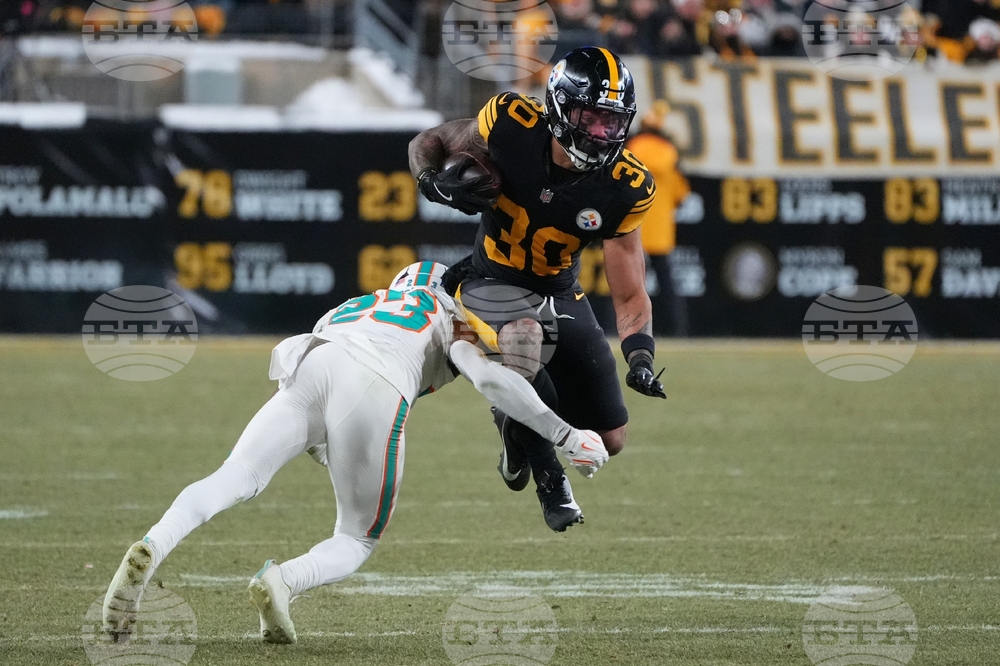 APTOPIX Dolphins Steelers Football