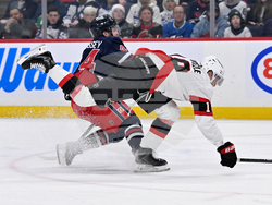 Senators Jets Hockey