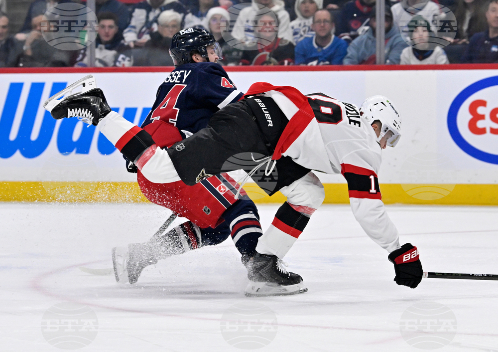 Senators Jets Hockey