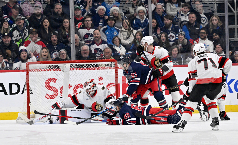 Senators Jets Hockey