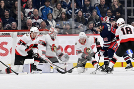 Senators Jets Hockey