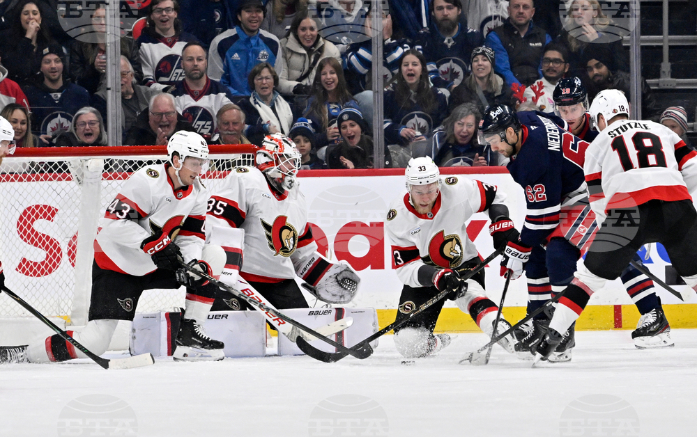 Senators Jets Hockey