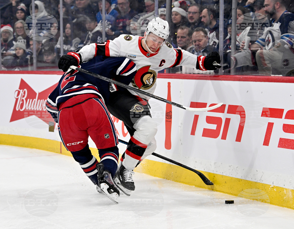 Senators Jets Hockey