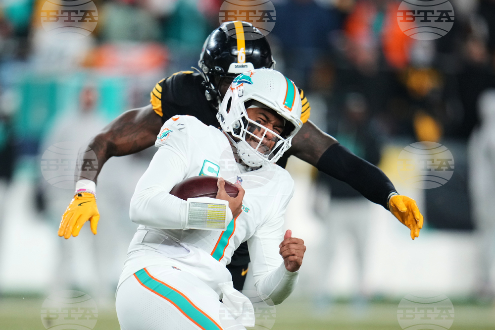 APTOPIX Dolphins Steelers Football