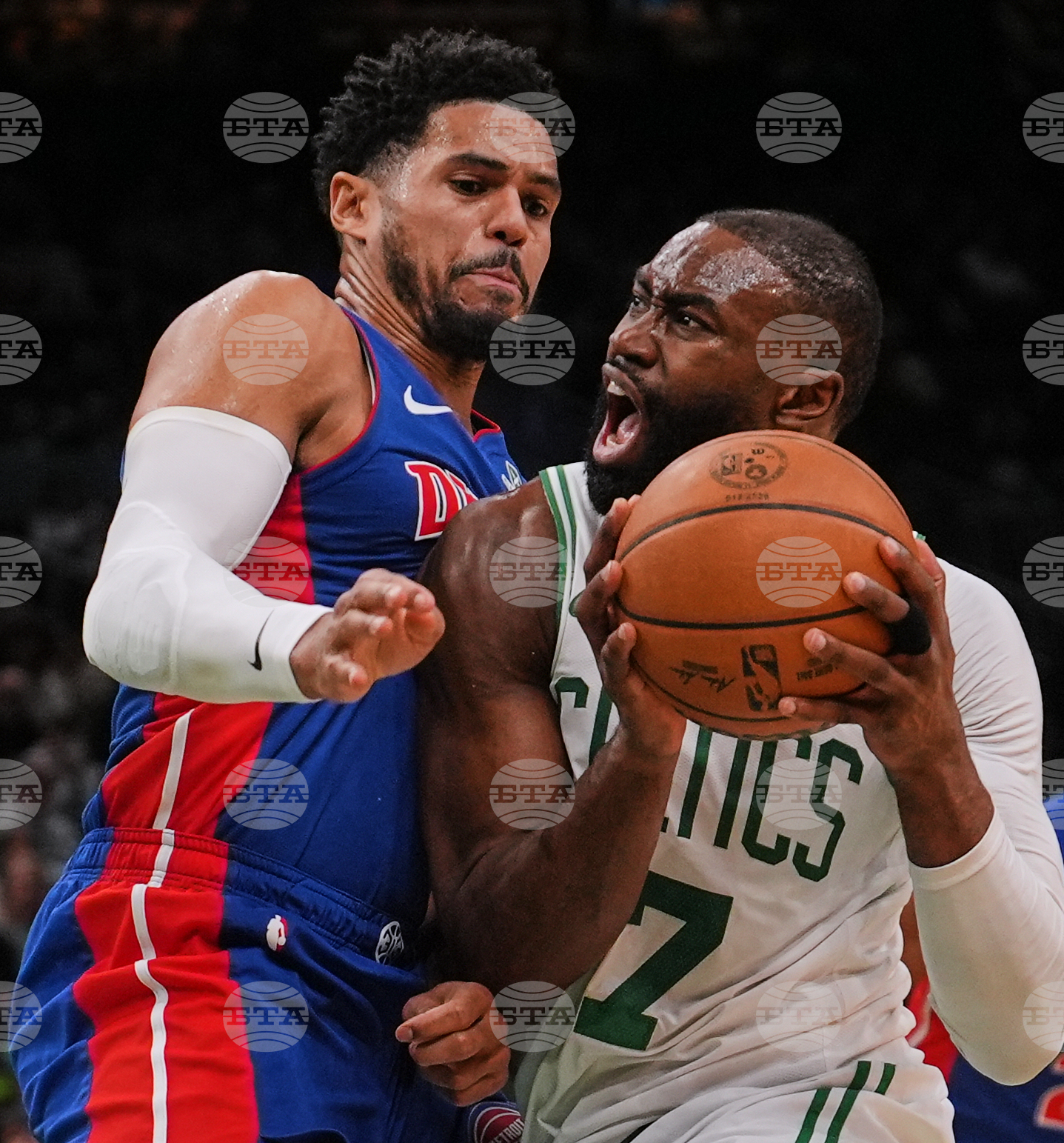 Pistons Celtics Basketball