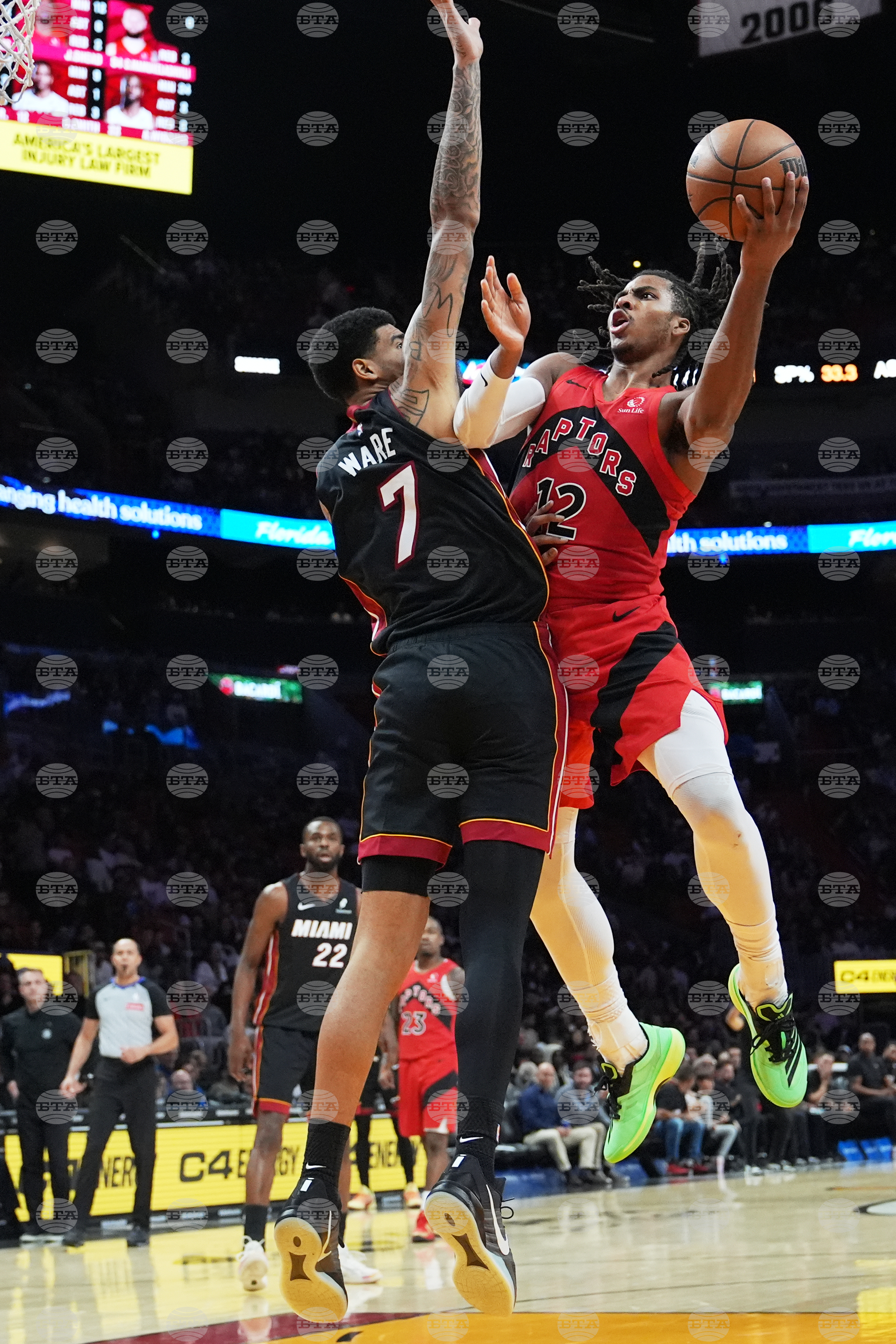 Raptors Heat Basketball