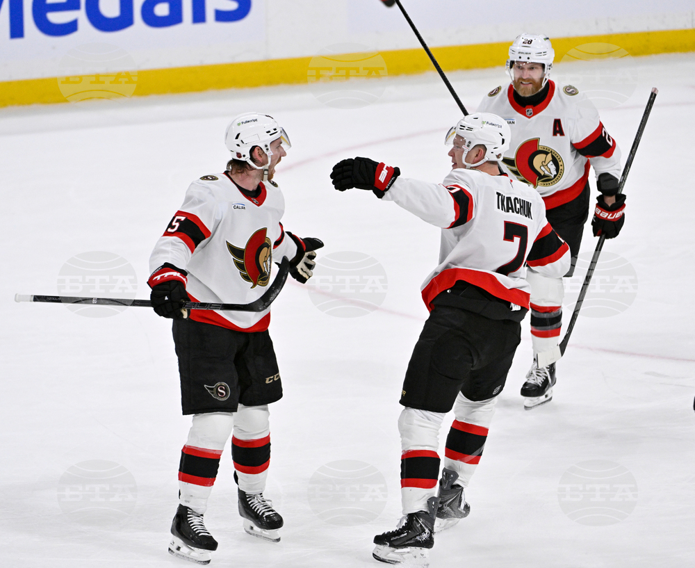 Senators Jets Hockey