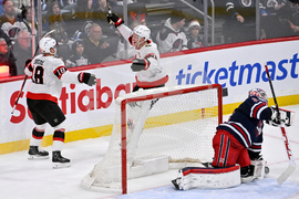 Senators Jets Hockey