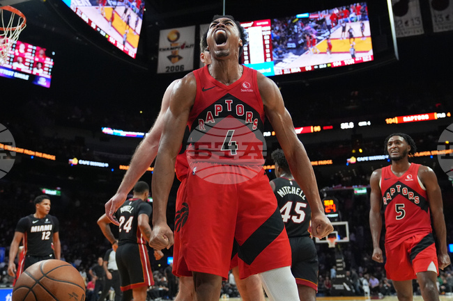 APTOPIX Raptors Heat Basketball