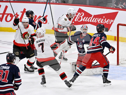 Senators Jets Hockey