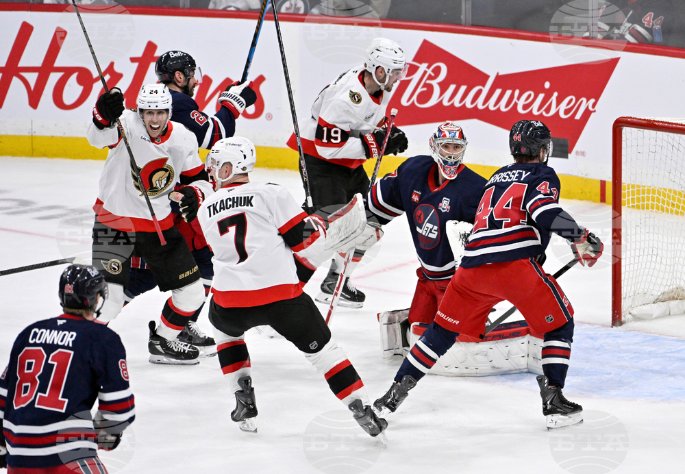 Senators Jets Hockey