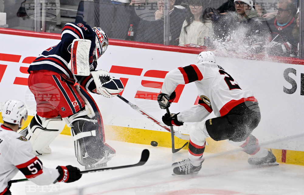 Senators Jets Hockey