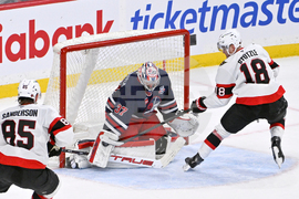 Senators Jets Hockey