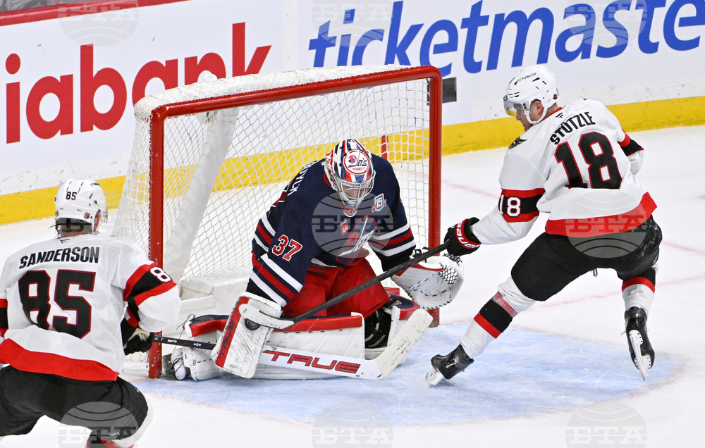 Senators Jets Hockey