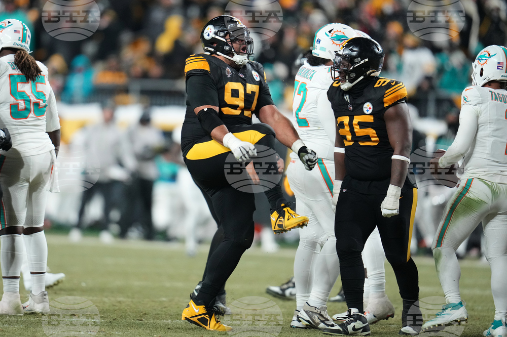 APTOPIX Dolphins Steelers Football