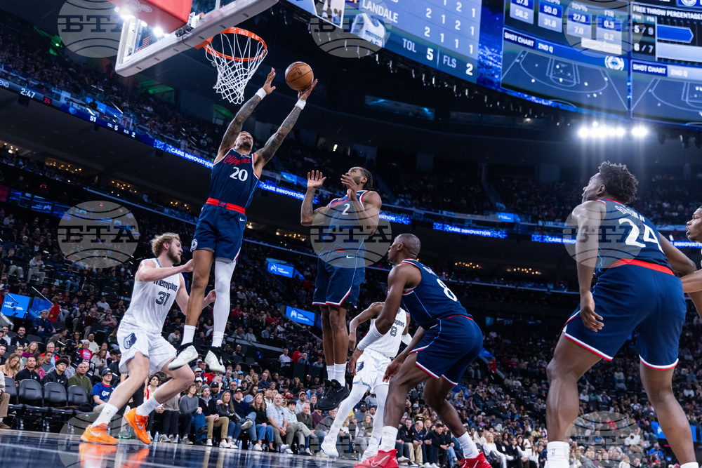 Grizzlies Clippers Basketball