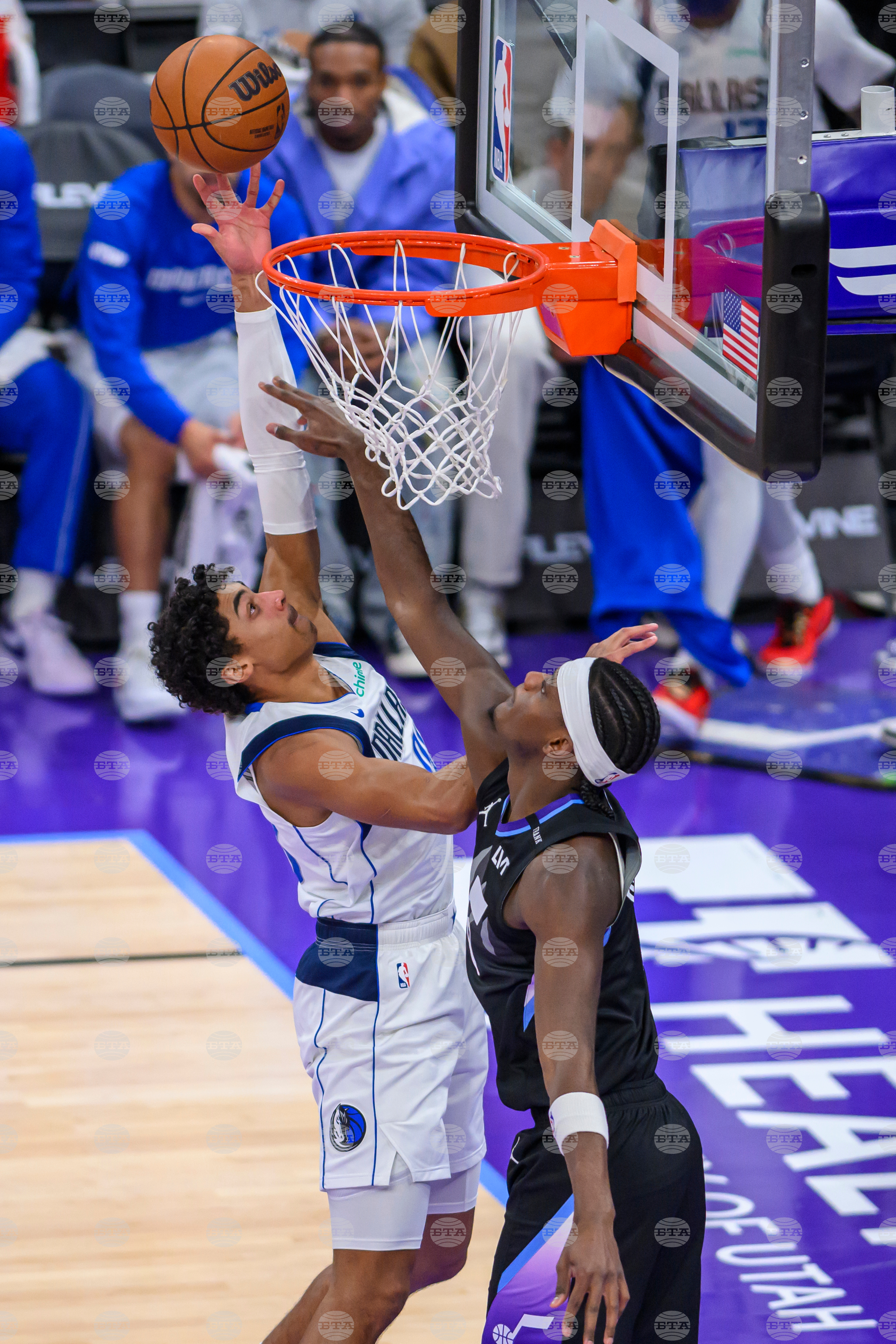 Mavericks Jazz Basketball