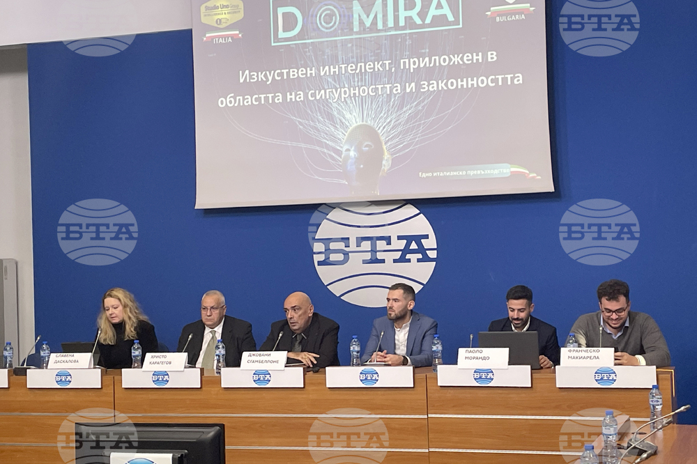 Нов софтуер, представен в София, използва изкуствен интелект за предотвратяване на кражби и насилие в търговски и обществени обекти