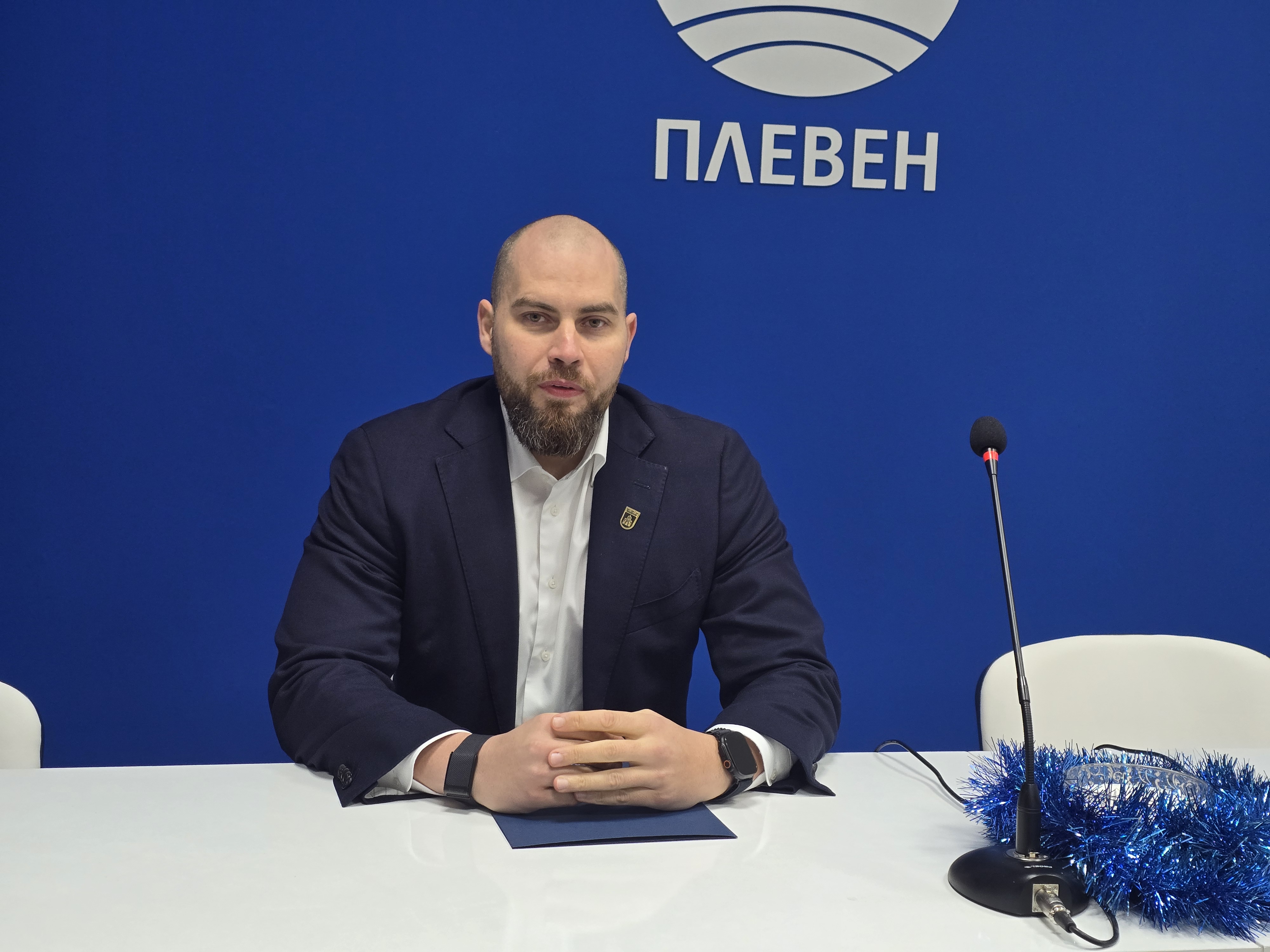 Пресконференция на председателя на Общинския съвет в Плевен Иван Малкодански