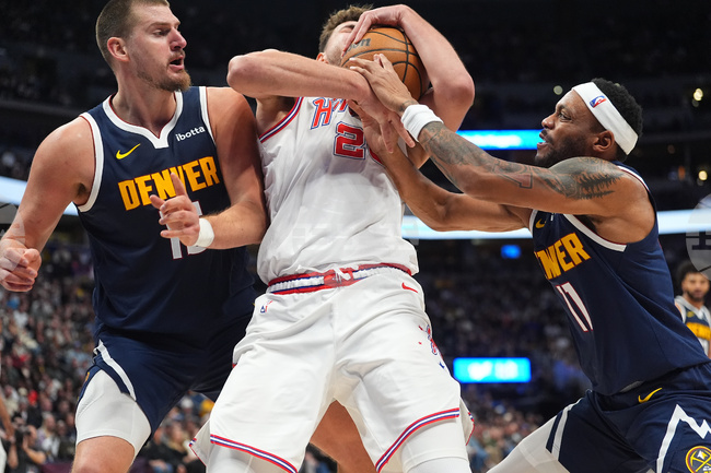 APTOPIX Rockets Nuggets Basketball