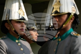 APTOPIX Colombia Police Ceremony