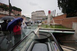 Italy Colosseum Metro Stations