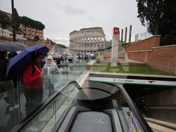 Italy Colosseum Metro Stations