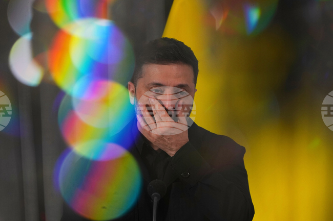 APTOPIX Netherlands Ukraine Zelenskyy