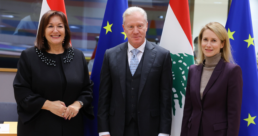 ННА: Ливанският външен министър се срещна с Кая Калас в кулоарите на Съвета за асоцииране ЕС-Ливан