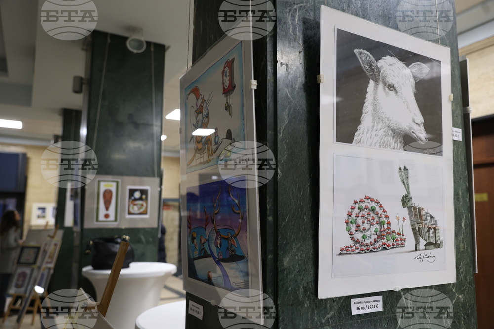 Благотворителна изложба за деца, пострадали при пътни инциденти, беше открита в сградата на БНР 