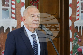 Румъния - посланик - дипломати - среща - евромонети