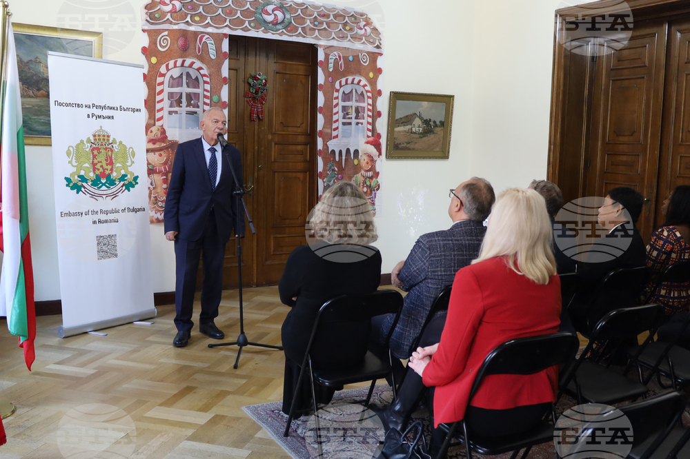 Румъния - посланик - дипломати - среща - евромонети