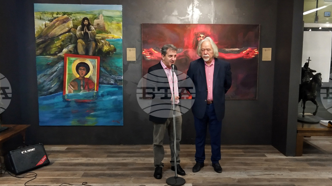 Художникът Краси Тодоров отбеляза 65-ата си годишнина с изложба в столичната галерия „Св. Йоан Рилски“ 